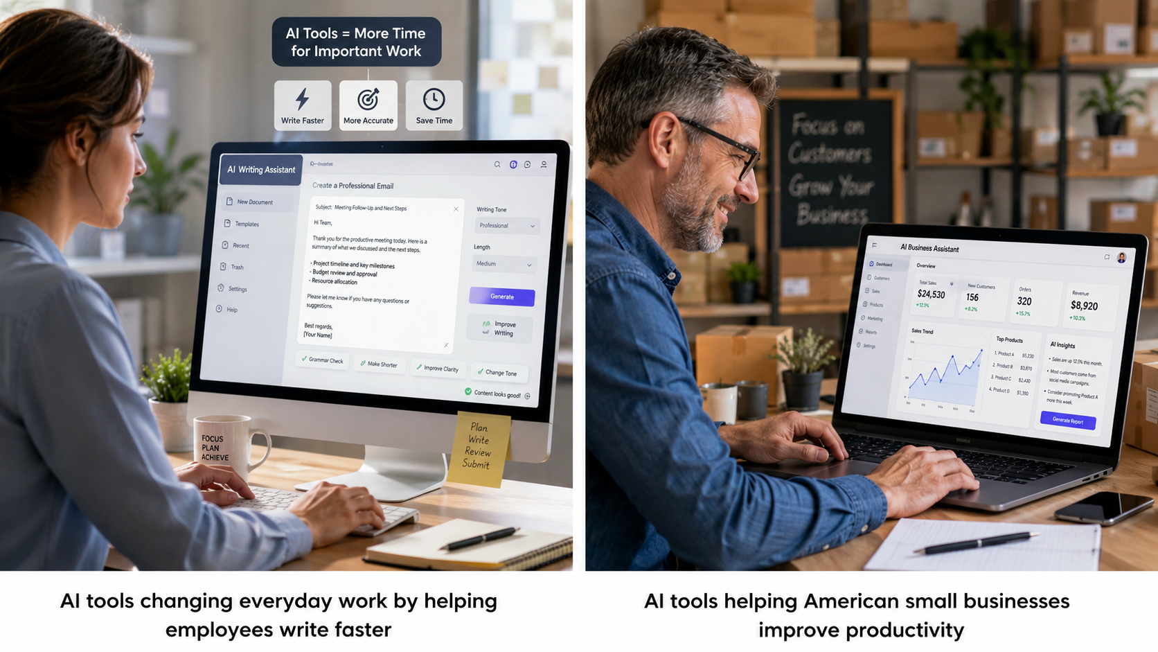 How AI Tools Are Changing Everyday Work in America How AI Tools Are Changing Everyday Work in America